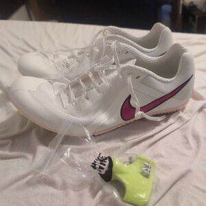 Mens 11 - Nike Zoom Rival Multi-Event Track Field Spike Shoes Sail Fierce Pink